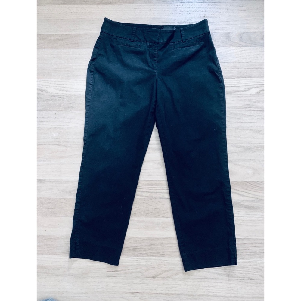 Ann Taylor Petite Cotton Crop Pant - Picture 3 of 5